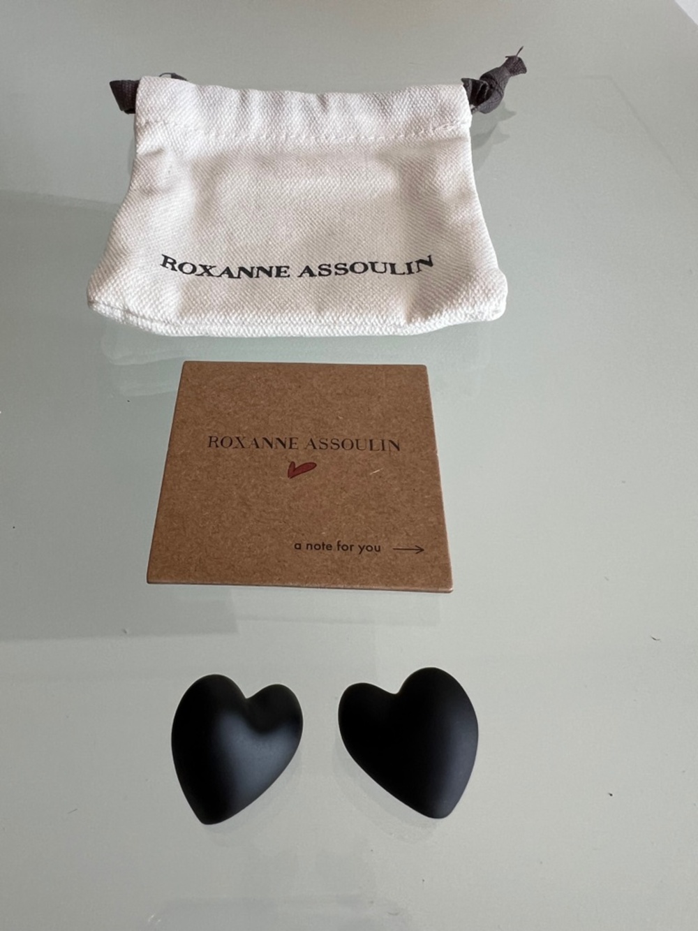 ROXANNE ASSOULIN The Puffy Heart Stud Earrings